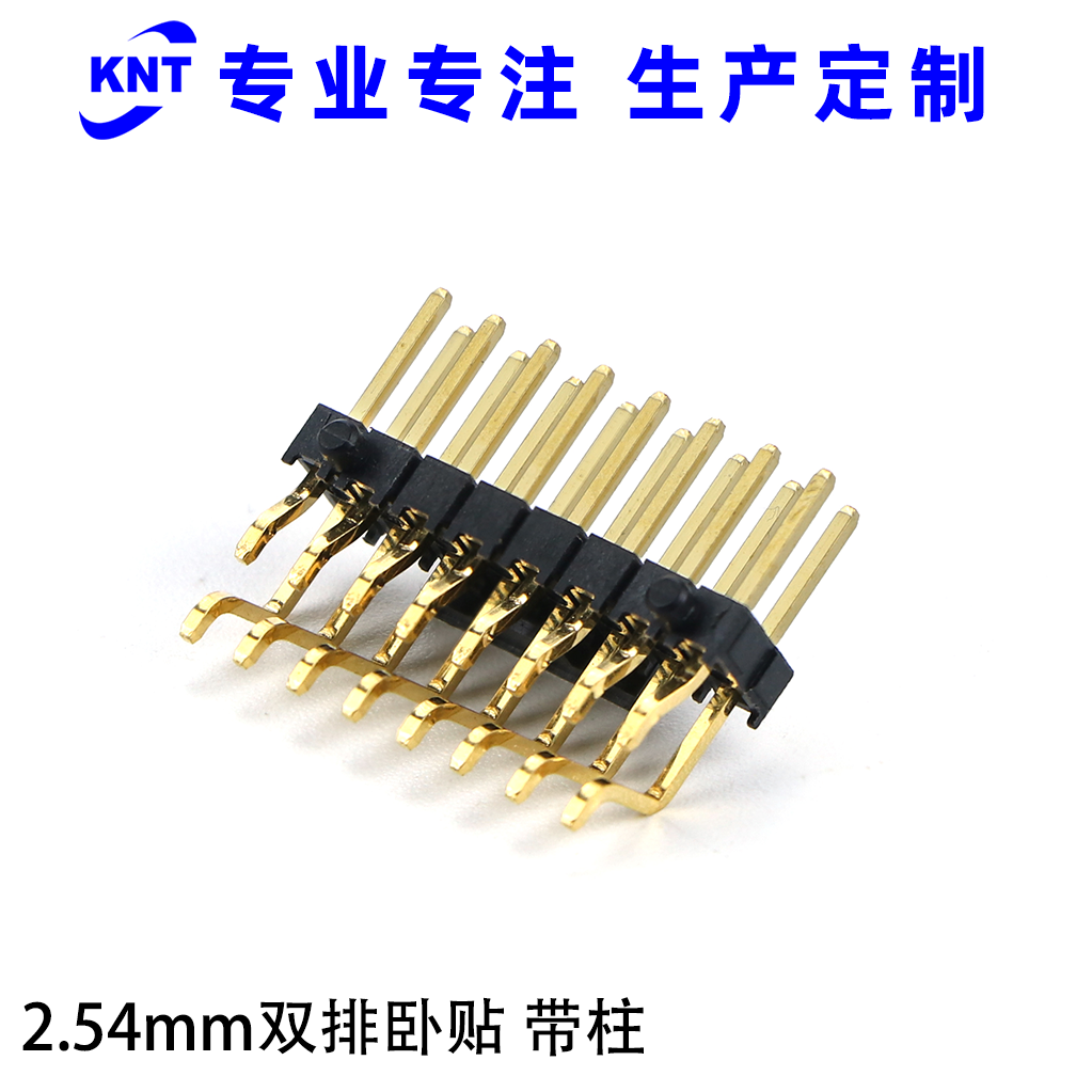 2.54雙排臥貼-帶柱